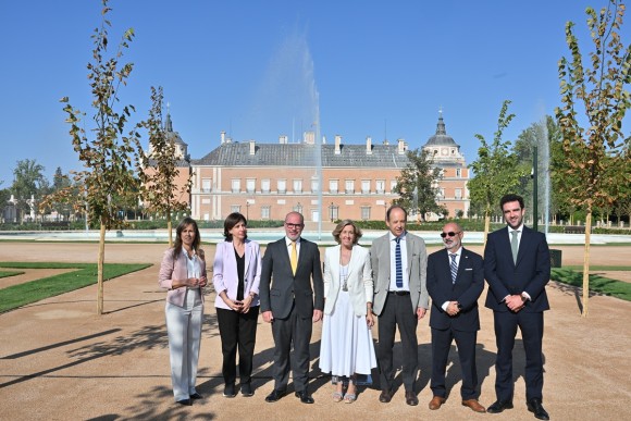 Patrimonio Nacional inaugura el Jardín del Parterre del palacio real de Aranjuez