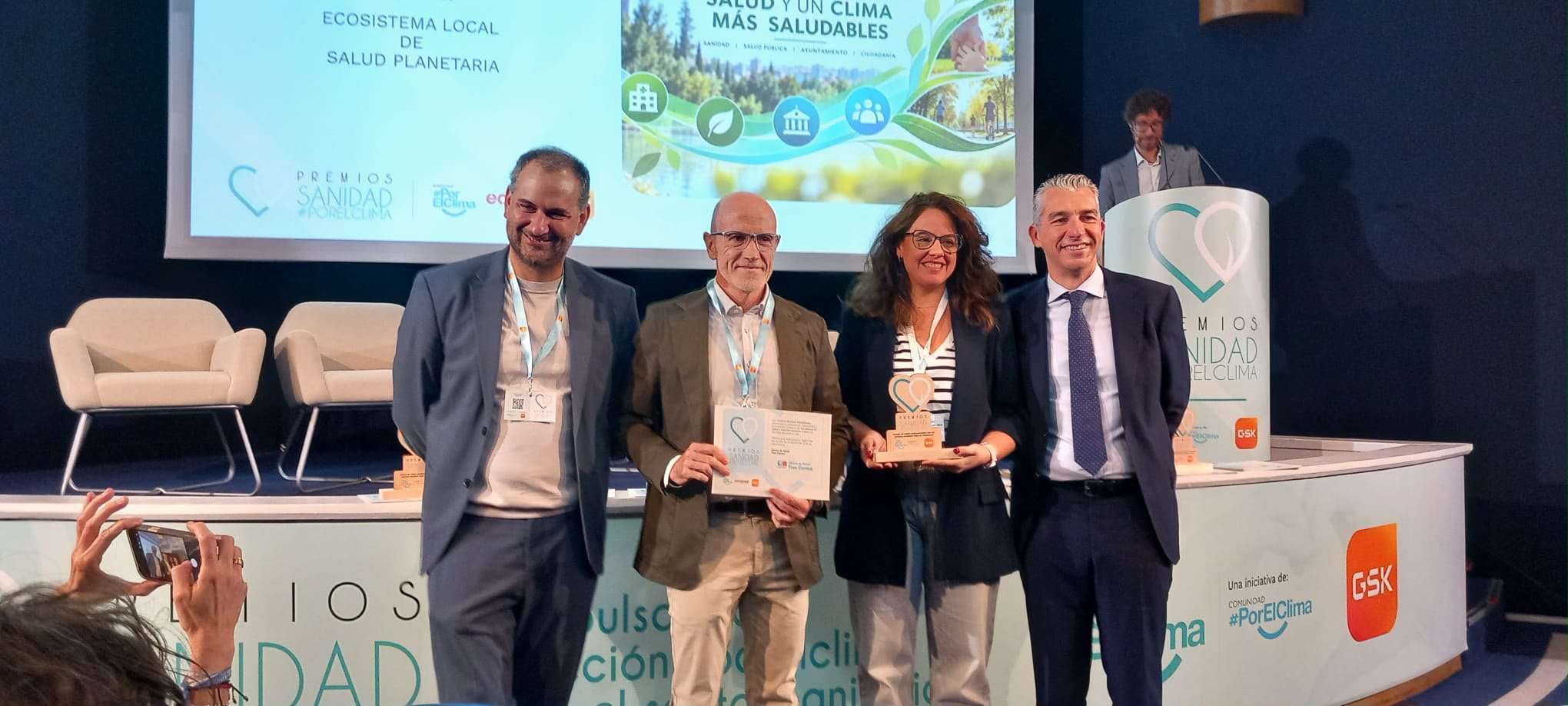 Centros de Salud de Tres Cantos, reconocidos en Premios Sanidad #PorElClima 2026